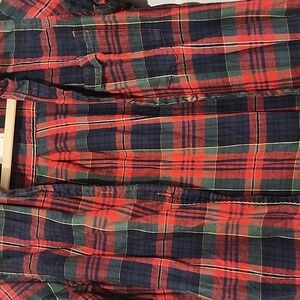 SO Women's Plaid Button Down Shirt - Red, Green, Blue